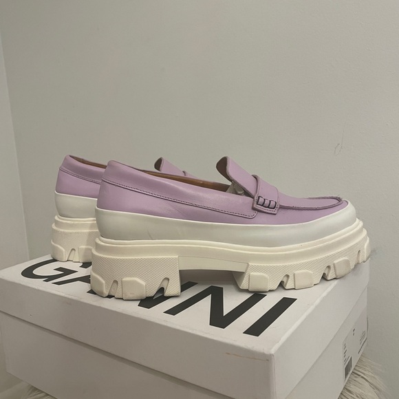 Ganni Orchid Blossom Chunky Loafer size 39(9) - Picture 7 of 7
